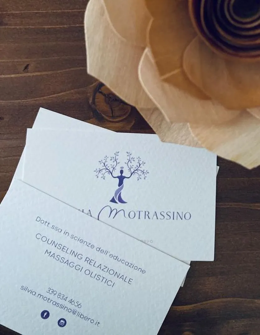 Biglietti da visita Silvia Motrassino counseling